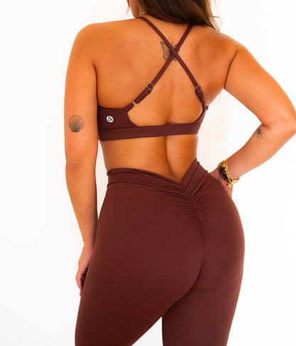 V Back Leggings