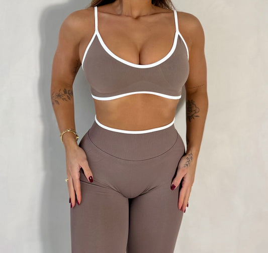 Contrast Sports Bra