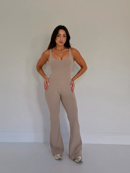 Gardenia Flare Jumpsuit