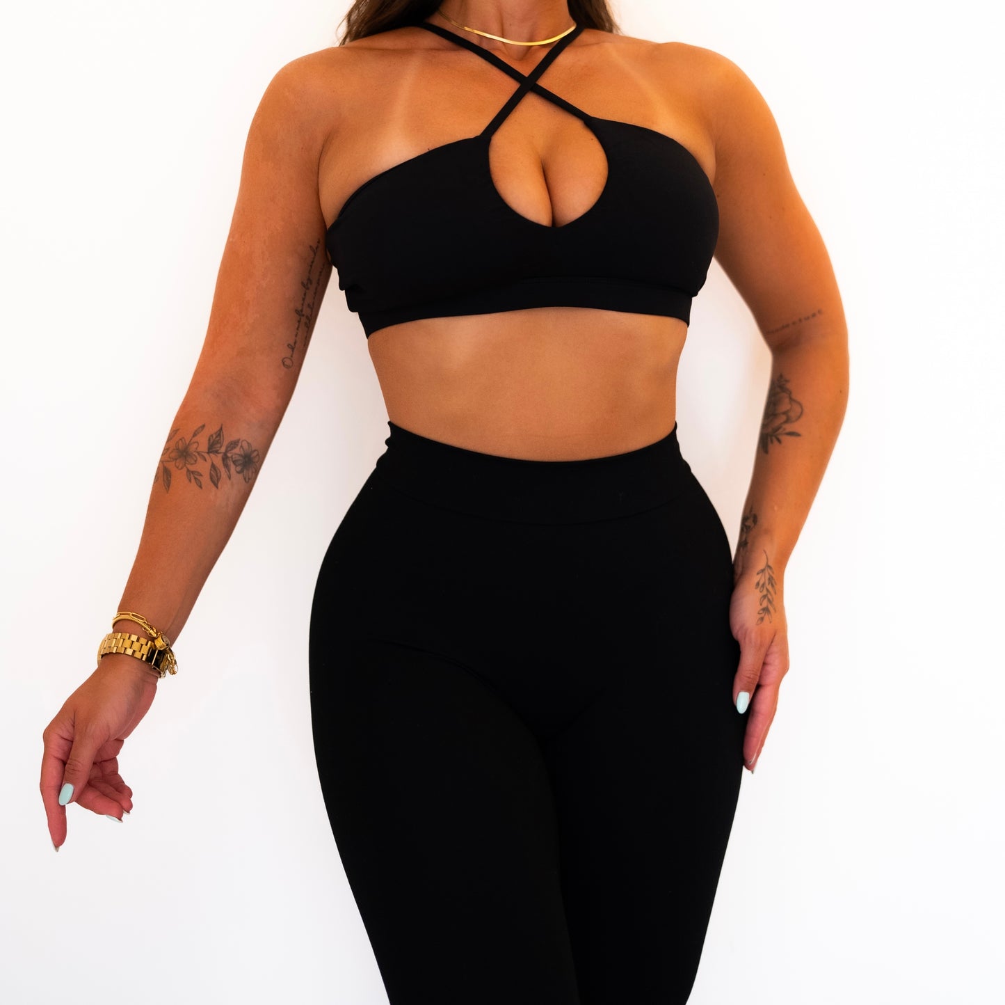 V Back Leggings