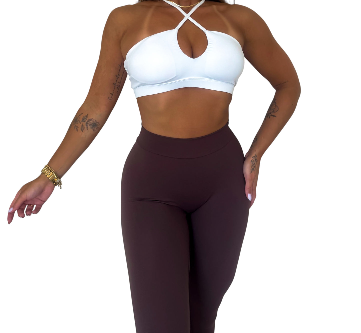 V Back Leggings